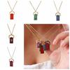 Fashionable Card Pendant Necklace Gold-plated Y2K Neck Jewelry  Jewelry Gift