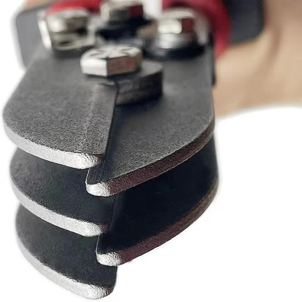 5 Klingen Blechfalzwerkzeug Stahl Ergonomischer Rutschfester Griff Für Dachrinnenrohrsysteme Sicheres Verriegelungsdesign