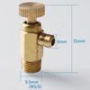 BSPP 1/8" 1/4" 3/8" 1/2" Vnější závit BSPP Ruční odvzdušňovací ventil Bezpečnostní ventil Větrací tryska Vytápění Větrání