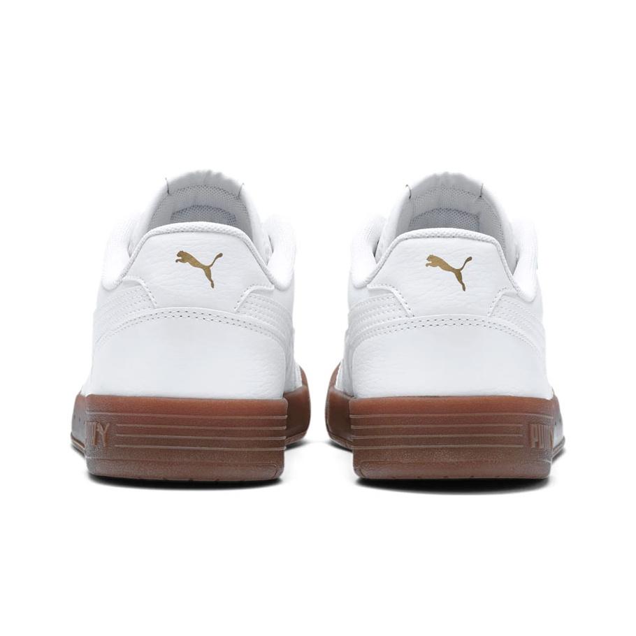 Puma Kožené retro sportovní tenisky Caracal Lehké nízké unisex tenisky Bílé 369863-06