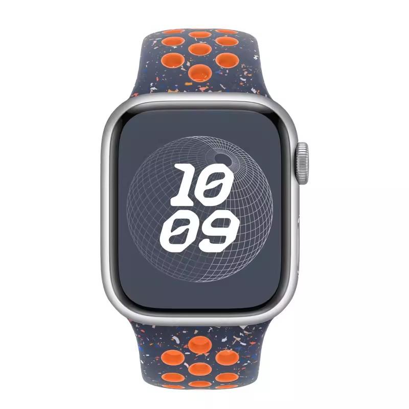 Silicone Band for Apple Watch Bands 45mm 40mm 46mm 44mm 49mm Sport Breathable Watchband Iwatch Series 11 10 9 8 7 SE Ultra Strap