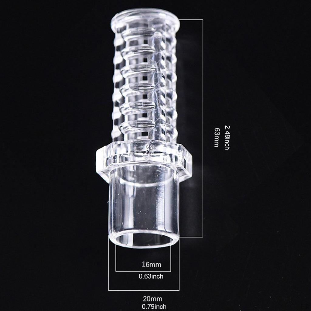 5 Pieces Aquarium Drain Connector Fittings Easy to Use Fish Tank Overflow Adapter for Water