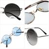 Bercute Silver and Smoke Half Fashionable Fashionable Eyewear for Men and Perfect for and Mountain UV Colored and Sunglasses, Eyewear, Women, Round,