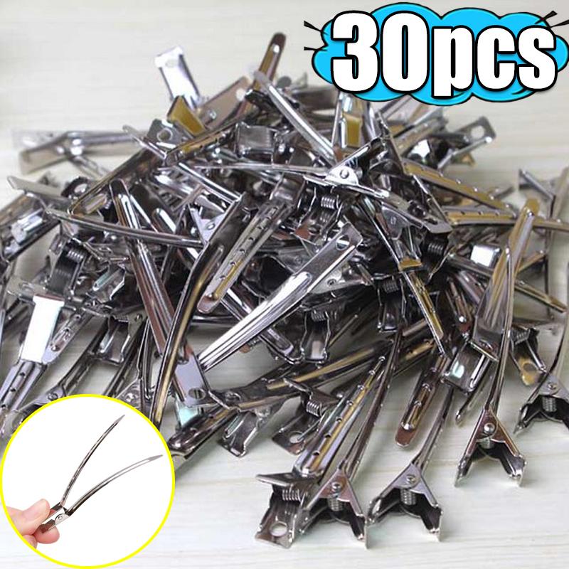 Woman Hair Care Clips Metal Steel Hairdressing Sectioning Clip Clamps Barber Hair Cut Use Styling Tools Hair Root Fluffy Hairpin