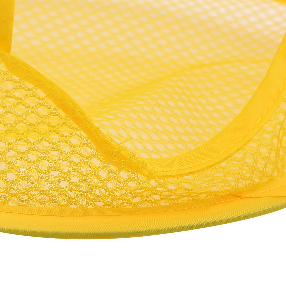 Multilayer Dry Rack Foldable Hanging Mesh Toy Storage Basket Underwear Organiser Cage Yellow