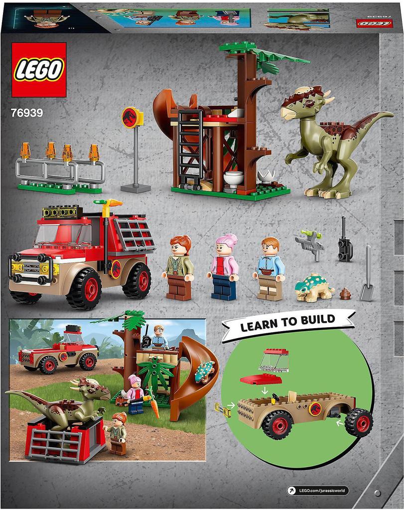 LEGO Jurassic World Escape 76939 Toy Block Present Dinosaur Cartoon for Boys and Girls Ages 4 and Up Stygimoloch's