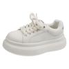 Muffin Thick-soled Little White Shoes Women's 2025 New Small Height Increase Comfortable and Light Casual Sports Breadboard Shoes
