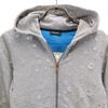 DIESEL Long sleeve distressed sweatshirt Zip hoodie 8 Gray Women Used
