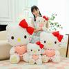 Adorable Kt Cat Plush Toy Cuddly Heart-shaped Doll Soft Stuffed Animal Gift For Girls