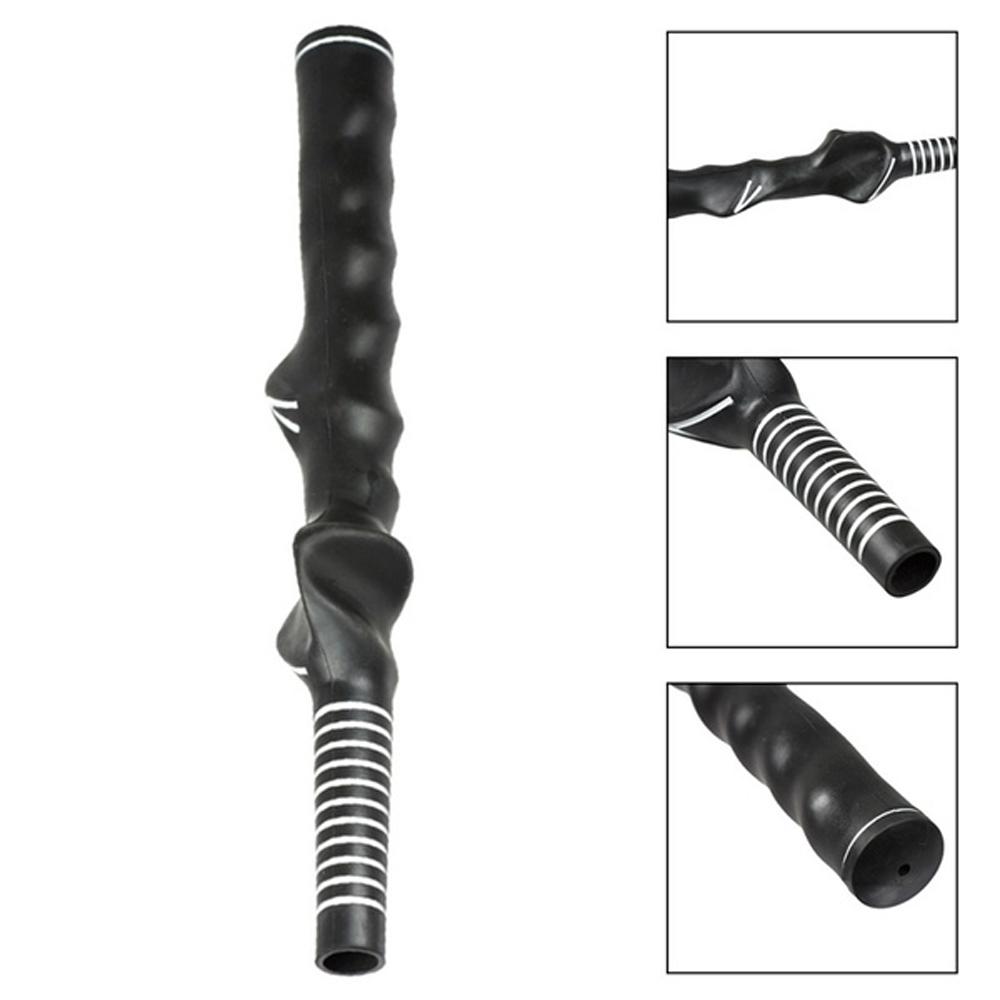 Outdoor Practice Aid Training Tool Teaching Aid Golf Swing Training Grip Golf Club Grips Rubber
