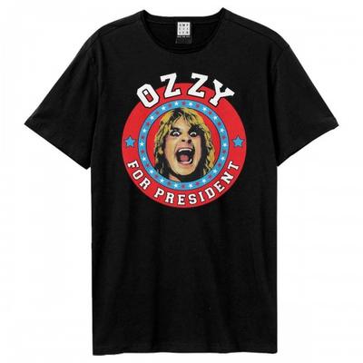 Amplified Unisex Ενήλικες Για Πρόεδρο Ozzie Osbourne Μπλουζάκι