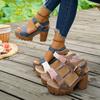 New Large-size Platform Shoes, Casual Thick-heeled Sandals for Women