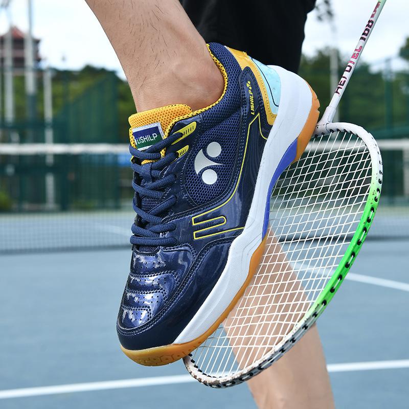 New Badminton Shoes Quanzhou Sports Shoes Wear-resistant and Non-slip Badminton Shoes Lightweight Tennis Training Shoes