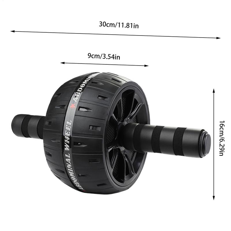 Abdominal Muscle Roller ABS Abdominal Tonic Home Fitness Equipment with Knee Pad for Core Strength Training Abdominal Exercise