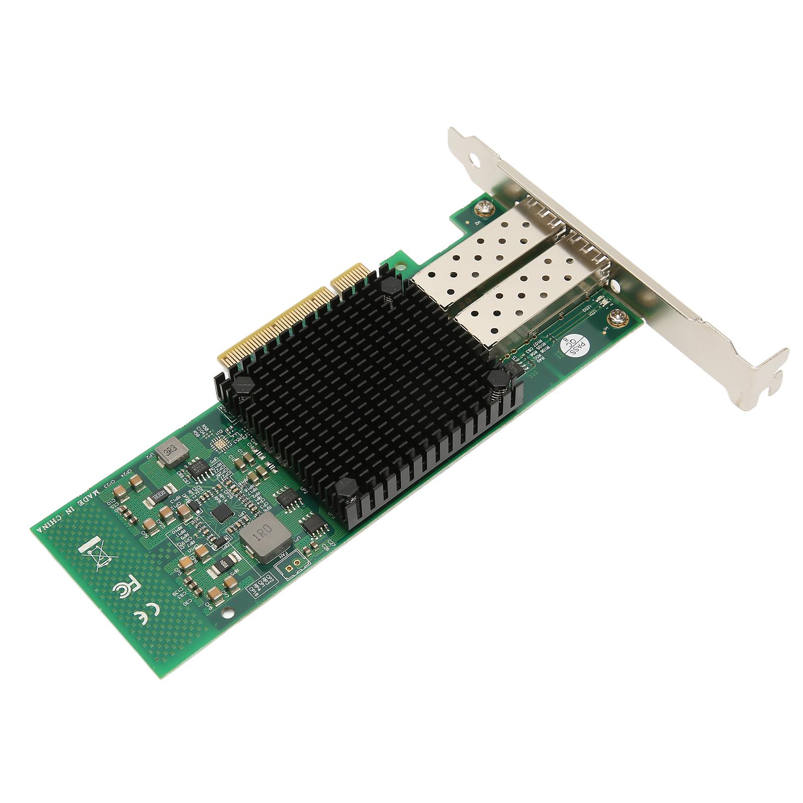 

Двопортова мережева карта SFP+ для сервера PCIEx8 10 Gigabit Ethernet Серверний адаптер Оптоволоконна мережа