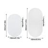 DIY Plastic Weaving Plastic Mesh Cloth Handmade Craft Bags Making Grid Hook Oval Knitting Crochet Bags Bottom Bag Accessories