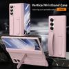 Pulseira Antiperda Business Suporte Oculto Capa Dobrável para Celular para Samsung Galaxy Z Fold 8 7 6 5 4 3 Proteção de Tela Capa Anti-queda