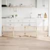 Vidaxl Foldable Dog Gate, With Door, 4 Panels, 320 Cm