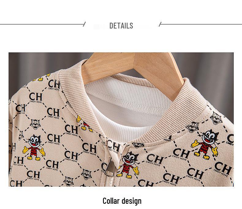Children's Outerwear Set for Boys and Girls, Ages 1-4: Thin Style for Autumn, Spring, and Summer