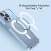 Luxury Wireless Charge Magnetic For MagSafe Case For Iphone 11 12 13 14 15 Pro XS Max Mini X XR 7 8 Plus SE Clear Acrylic Cover