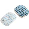 Striped Polka Dot Quilted Cotton Mini Coin and Makeup Purse
