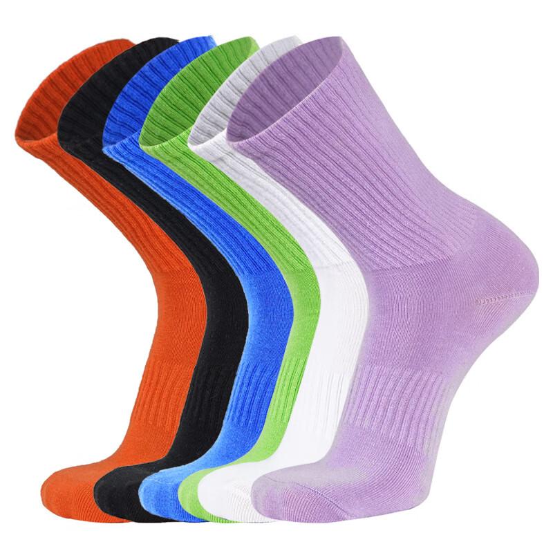 Men's Lightweight Casual Mid-Calf Non-Slip Basketball Socks