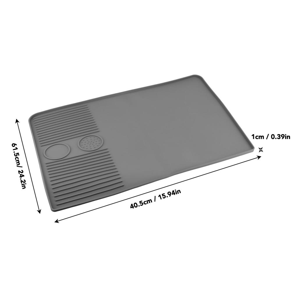 Silicone Coffee Mat Large Size Multifunctional Heat Insulation Shockproof Antislip Mat for Coffee Machine