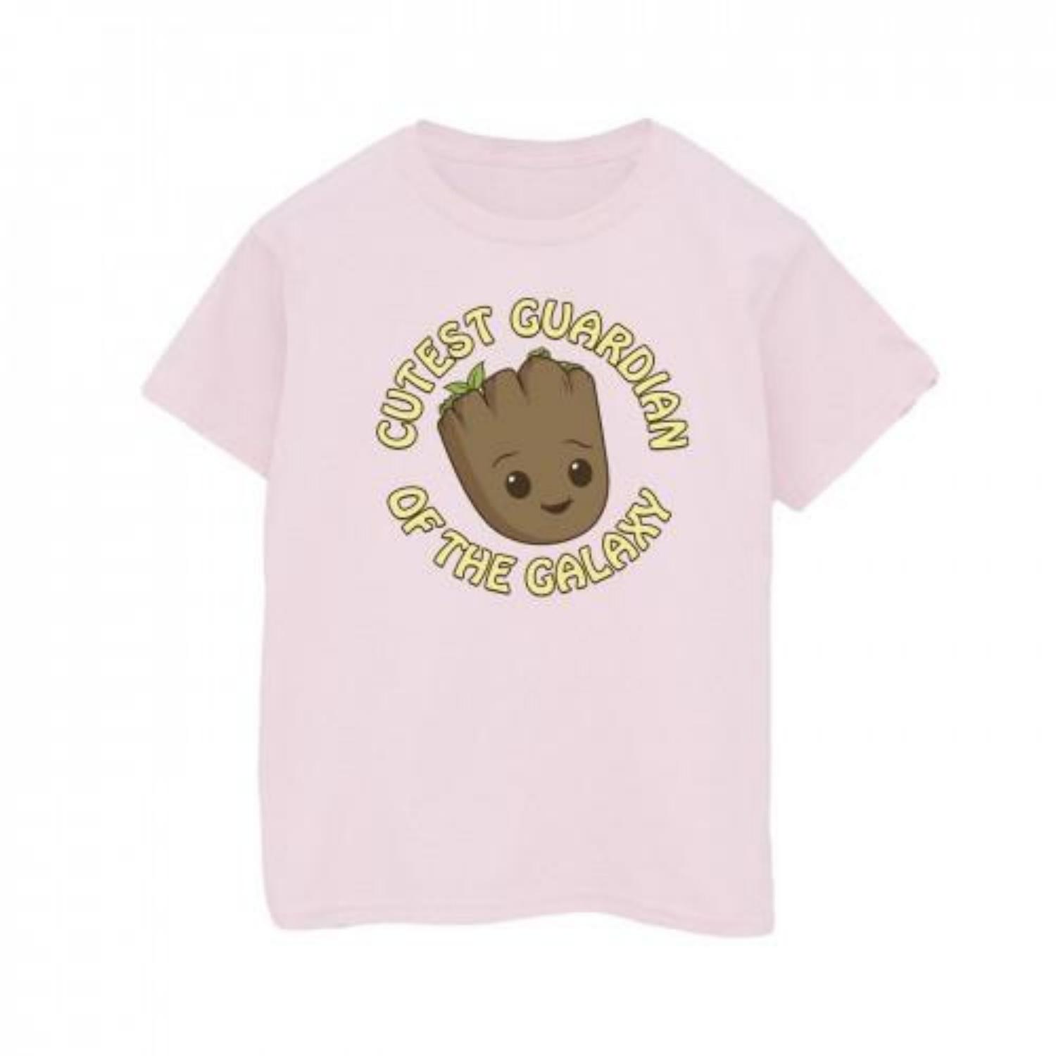 Marvel Womens_Ladies I Am Groot Cutest Guardian Cotton Boyfriend T-Shirt S чёрный