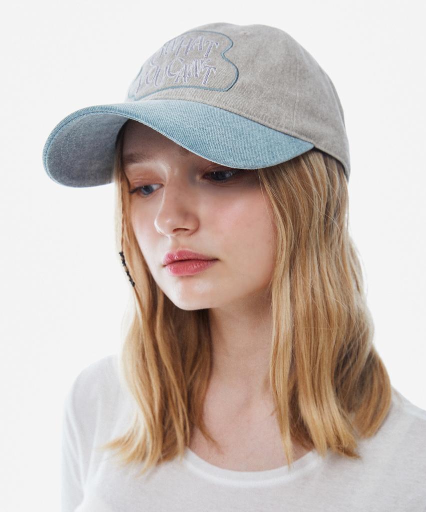 Seullipiseullib Do What You Cant Gray/Vintage Blue Ball Cap
