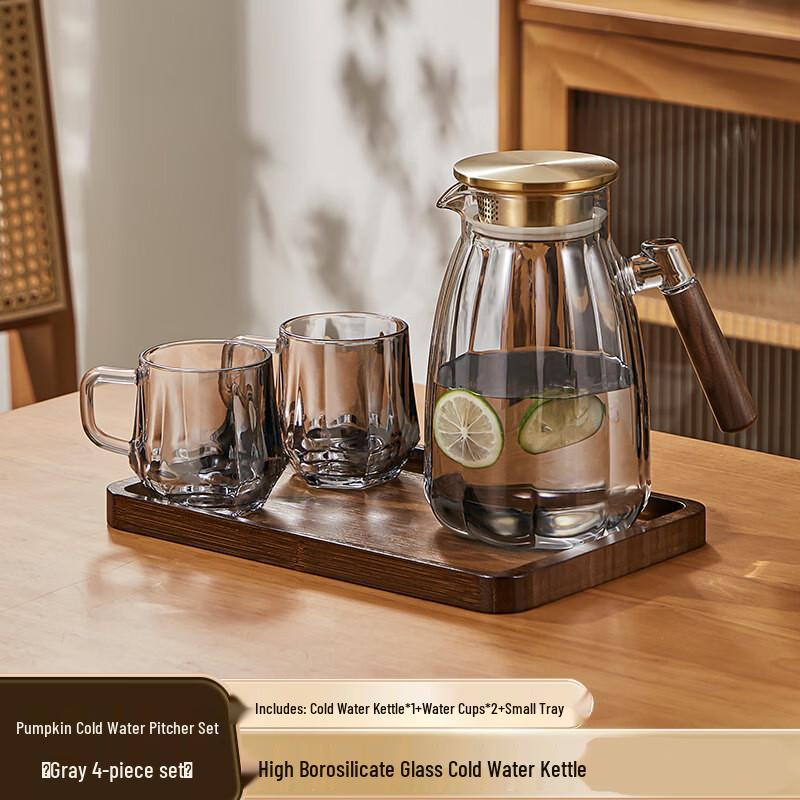 AndyTai Glass Pitcher Set