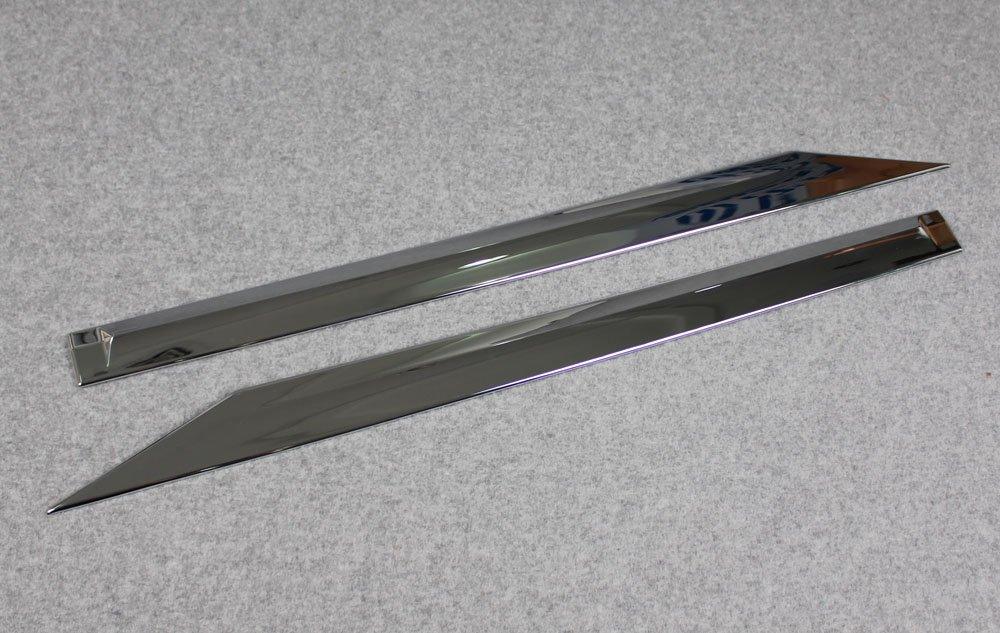 RUIQ Toyota New Prius PHV Exclusive Exterior Chrome Plated Side Door Under Moulding Exclusively Designed for TOYOTA PRIUS PHV 52 Series (ZVW52)