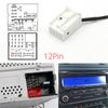 New Car 12Pin Bluetooth Adapter Aux Cable For Peugeot 207 307 407 Citroen C2 C3 RD4