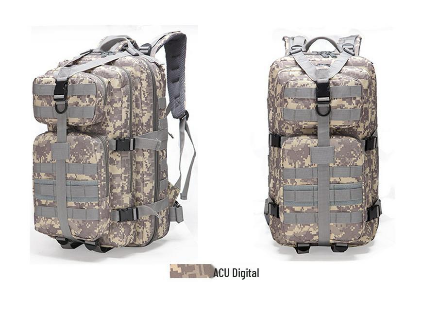 Spot 3P Assault Tactical Backpack: Waterproof Camouflage for Outdoor, Military, and Mountaineering - 35L Medium Size.