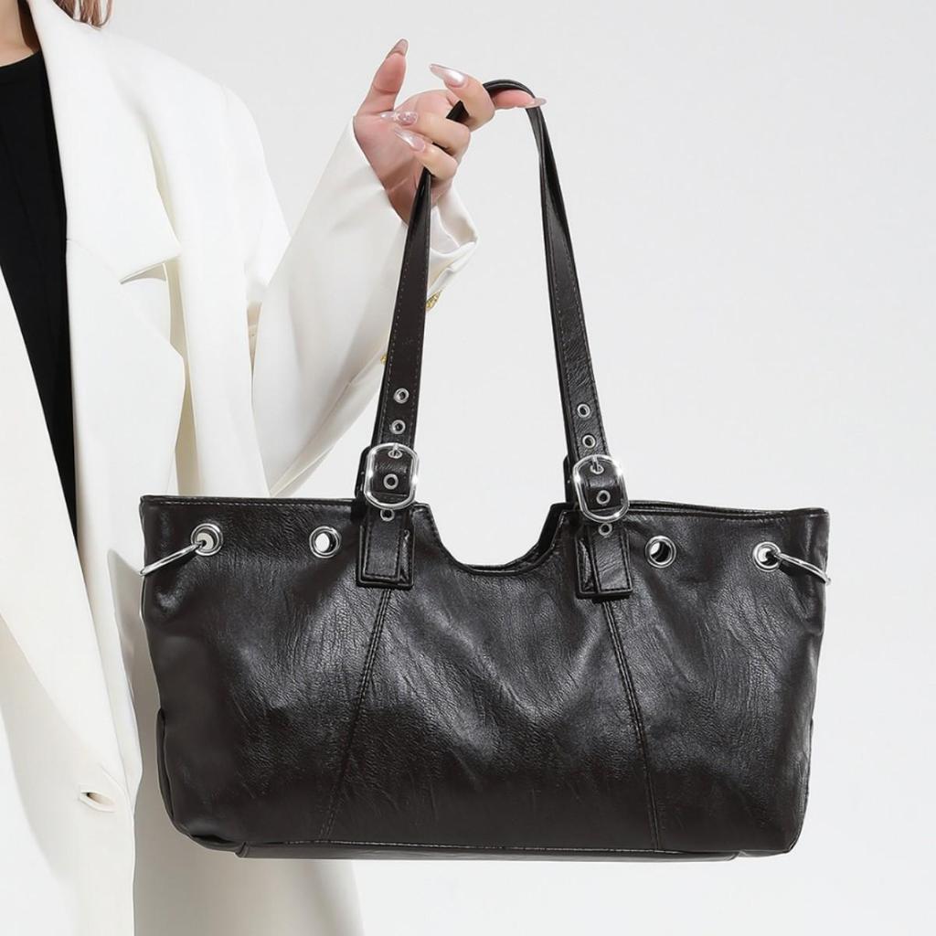 Simple and Large-capacity Underarm Tote Bag, A Fashionable and Casual Single-shoulder Handbag for Women