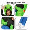 Aufblasbares Alien-Kostüm für Kinder & Erwachsene - Lustiges Verkleidungsstück für Halloween & Ostern
