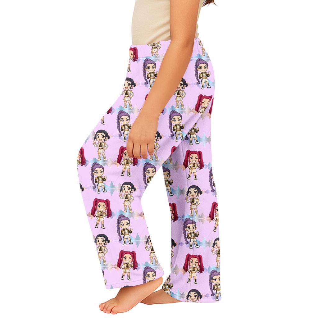 Children's Winter Pants Full Length Long Christmas Printed Pants