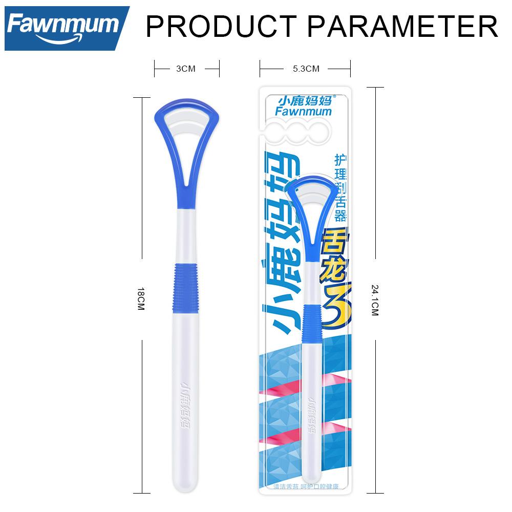 Fawnmum Silicone Tongue Scraper 6Color Pack Food Grade Oral Care Brush For Fresh Breath Clean Tongue