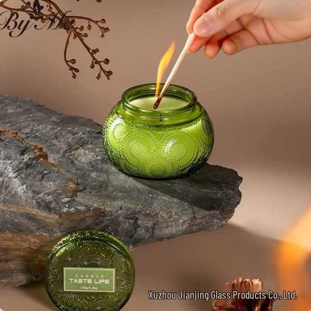 Crystal Beast Glass Lid Candle Holder Aroma Cup