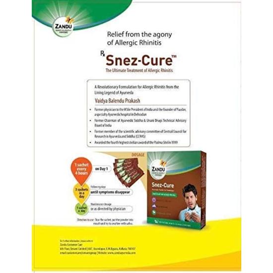 Zandu Snez Cure (Pack of 36 X 6g Each)