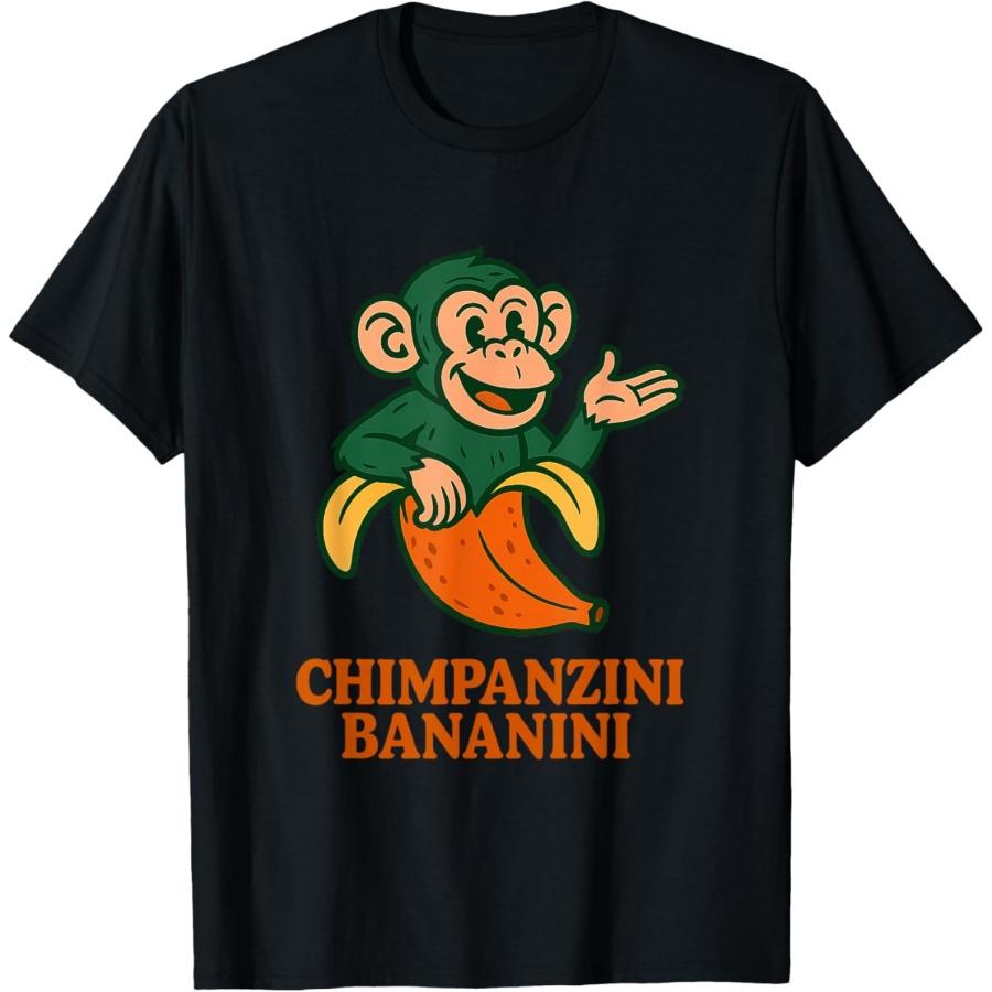 

Chimpanzini Bananini Funny Vintage T-Shirt XXXXXL чорний