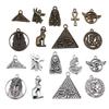 10 peças Pirâmide Egípcia Antiga Misteriosa O Olho de Hórus Deus da Morte Anúbis Bastet Pingente Para Fazer Chaveiro Fazer Pulseira