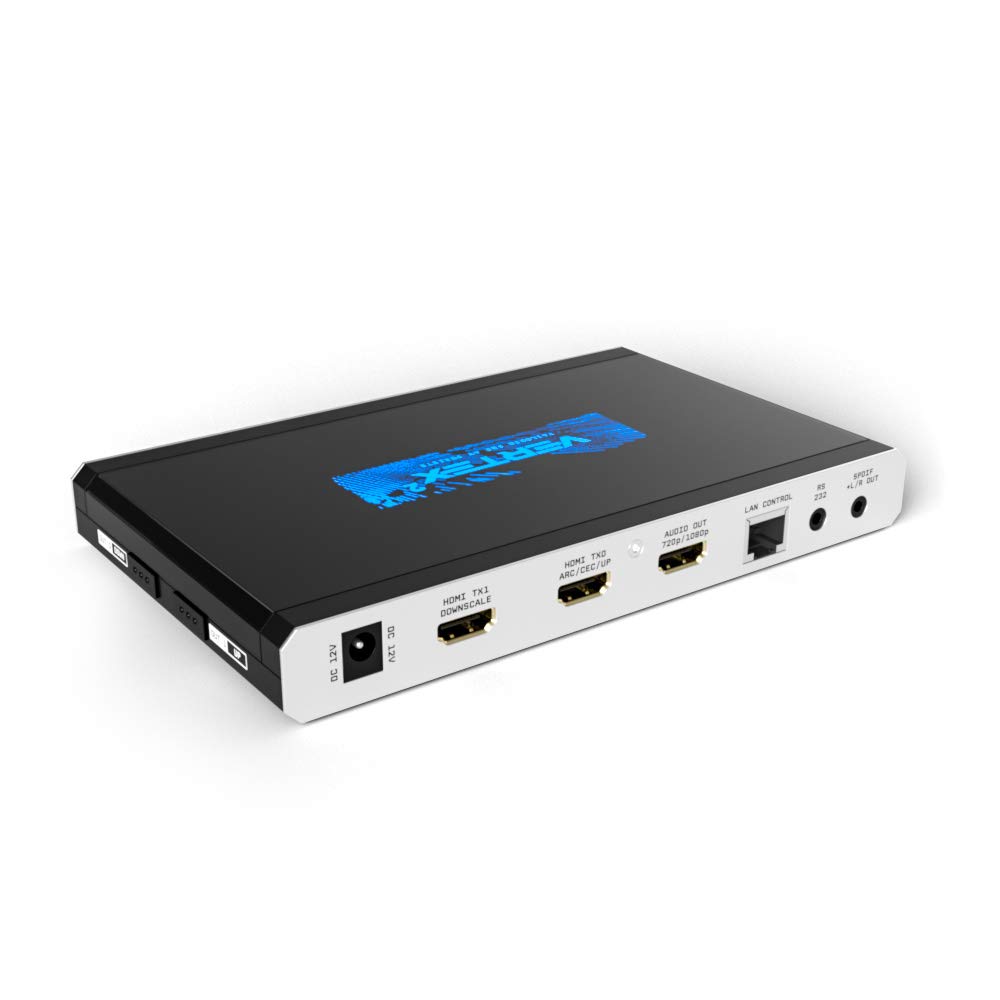 HDFury Vertex2 4K Compatible 4 Input 2 Output Matrix HDMI with Audio HDCP EDID 4K Vertex2 18Gbps Switcher/Distributor/Scaler Separation, Conversion,