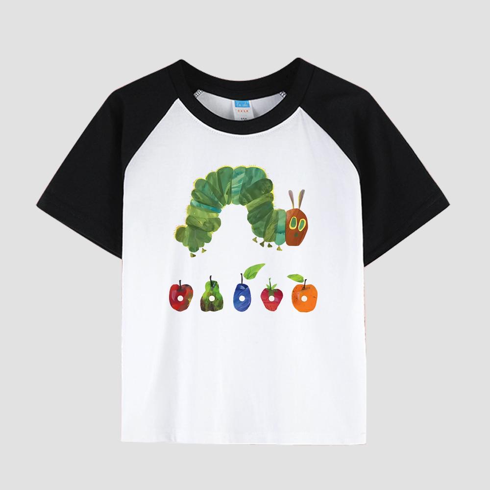 T-shirt Stampata da Bambino con Girocollo, Tessuto in Cotone, Top Casual alla Moda a Maniche Corte per Ragazzo per l'Estate