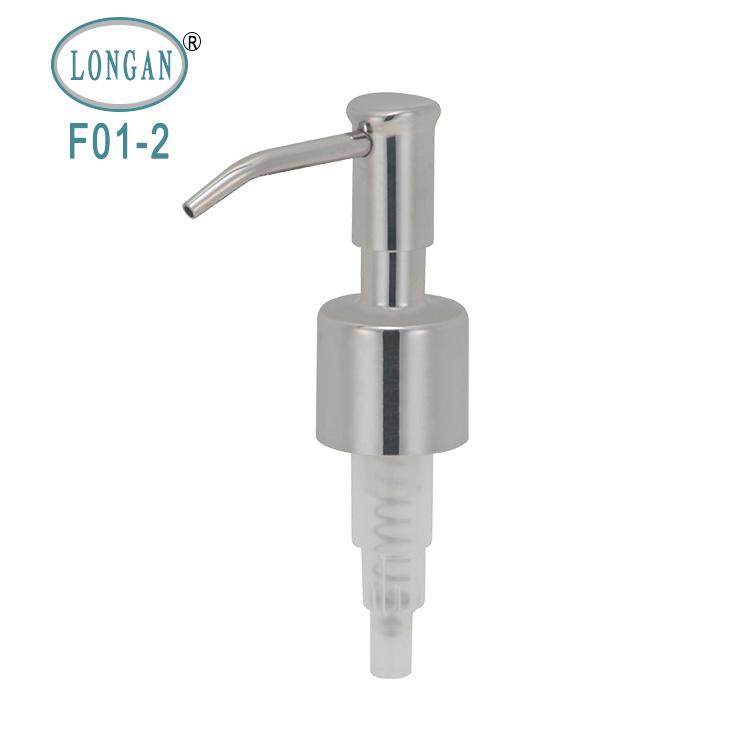 Longan Stainless Steel Soap Dispenser With Metal Pump Brushed Golden Liquid Soap Dispensers Bottle for Bathroom