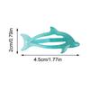 5Pcs Colorful Glitter Dolphin Bb Hair Side Clips Barrettes For Girls Women Child Holiday Party Gift Hair Accessories Headwear