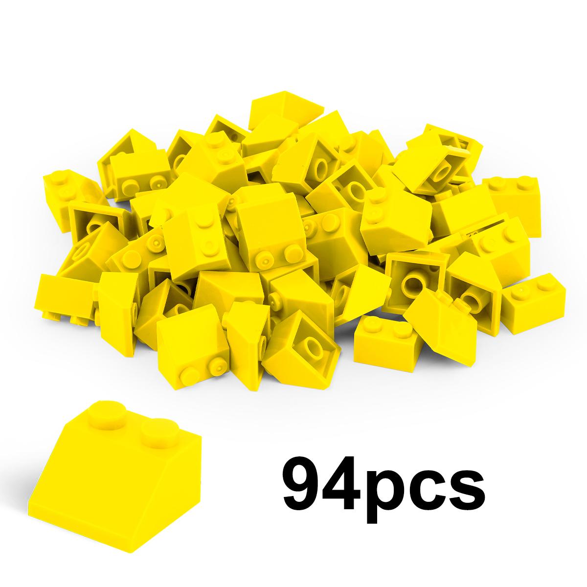 

100g 2x2 Bevele brickBuilding Blocks Thick FiguresBricks Dots Instructive Creative SizeCompatible Featuring Plastic Playthings forChildren 100g 2x2 Beveled-A6212 жовтий