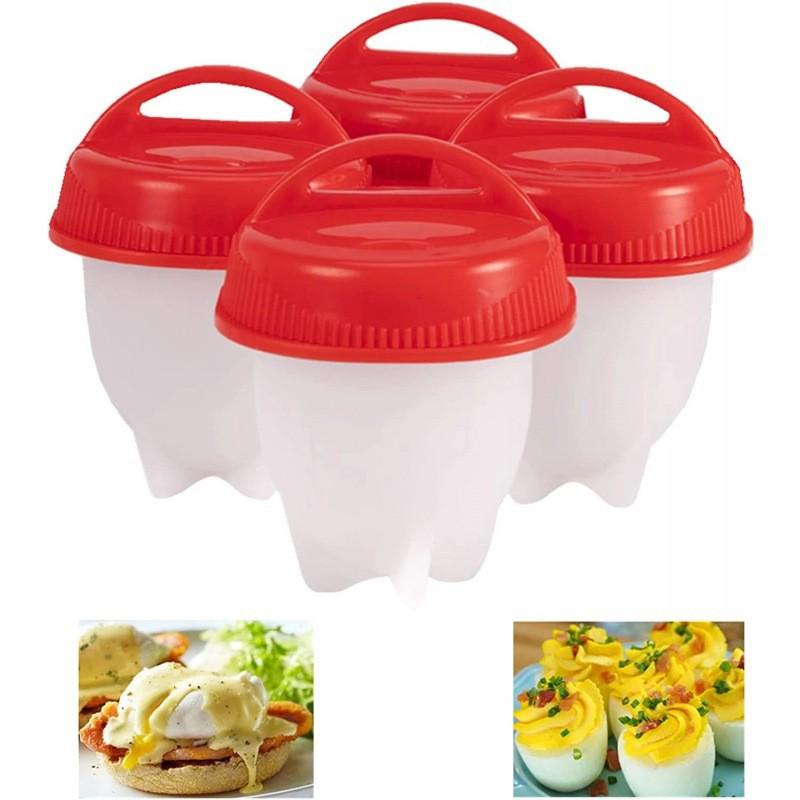 Non-stick High-Temperature Resistant Silicone Egg Cups - Set of 6 Steamed Egg Kitchenware Models.