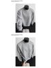 Men's Plus Size Heavyweight Crewneck Hoodie - Fleece Lined, Loose Fit, Long Sleeve, Trendy for Autumn and Winter