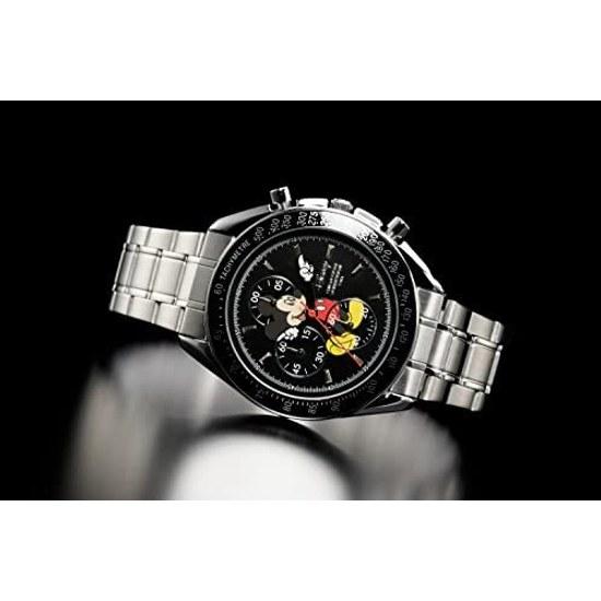 ANOTHER HEAVEN Disney Mickey Watch Vintage Reissue Model SpeedMaster (Black)