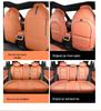 Nezha L Universal Full Leather Car Seat Cushion - Perforated, Full Surround, All-Season Cover.